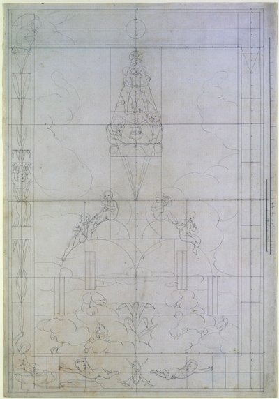 De ochtend, 1803 door Philipp Otto Runge
